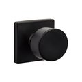 Sure-Loc Hardware Sure-Loc Hardware Bergen Square Passage Knobset, Flat Black BG101-SQ FBL